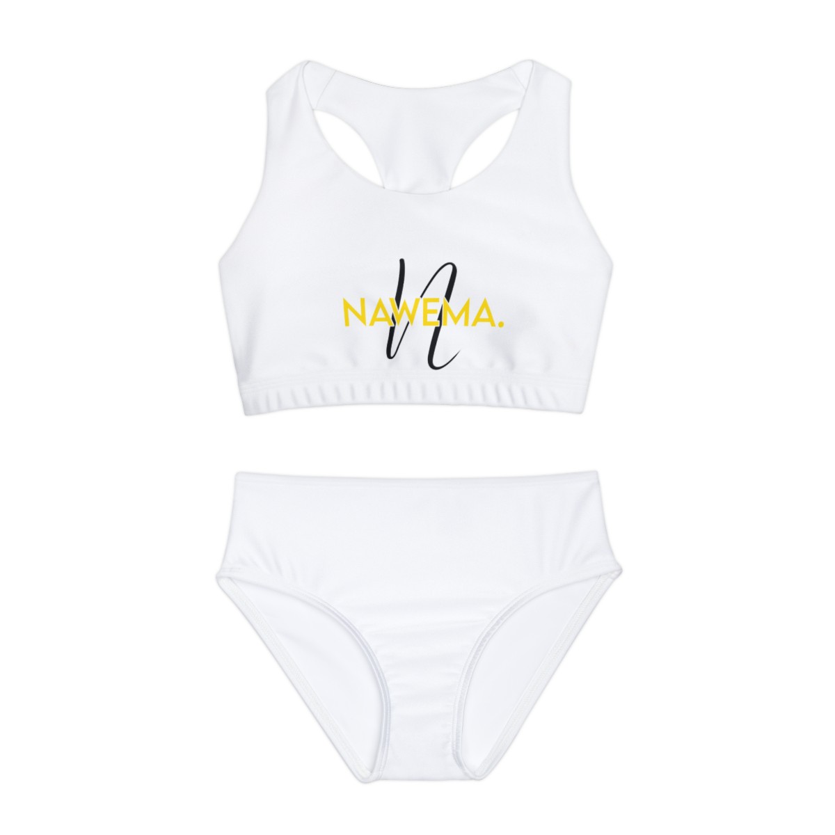 Girls Two Piece Swimsuit (AOP)